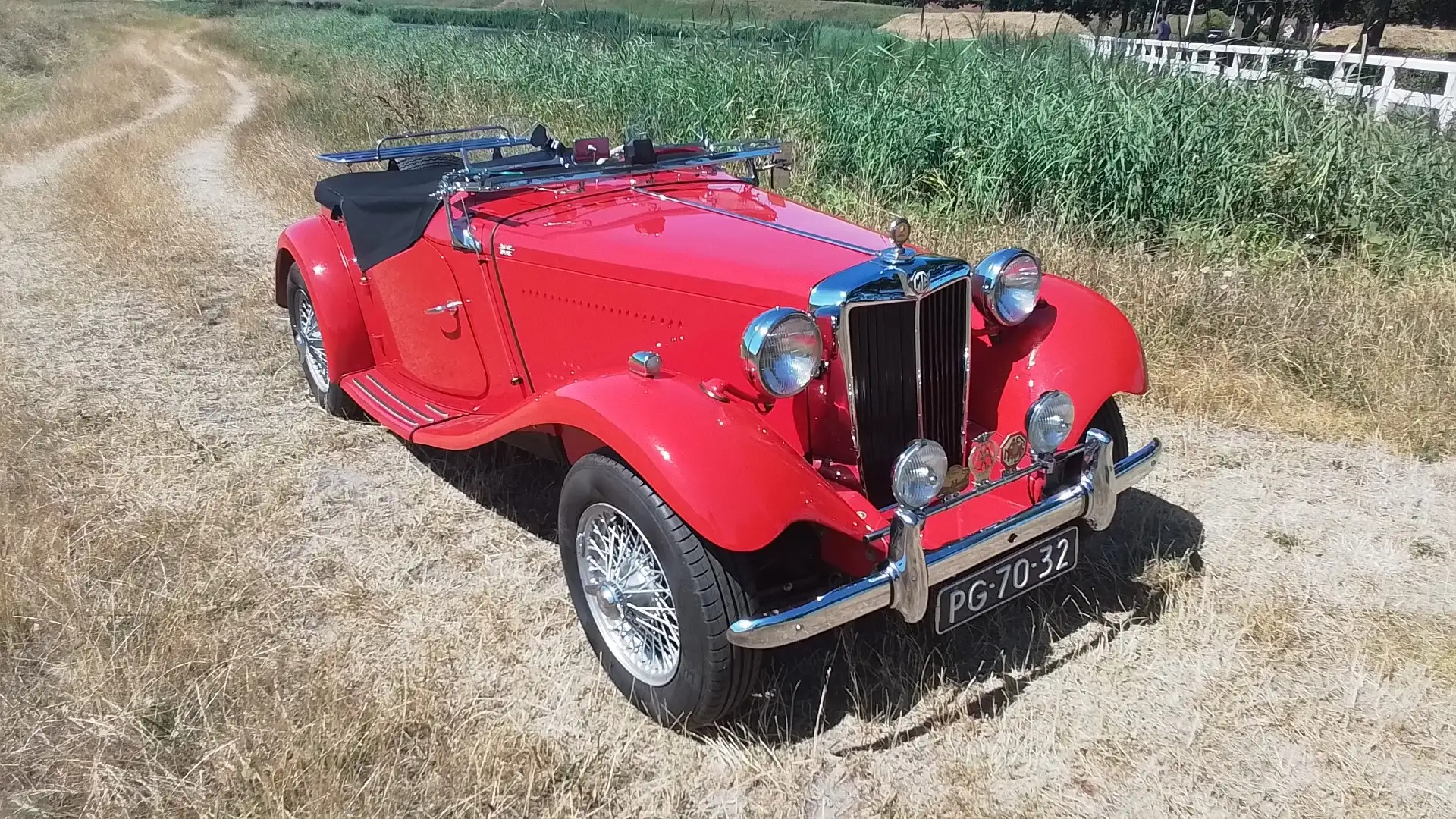 MG TD cabriolet Rot - 1