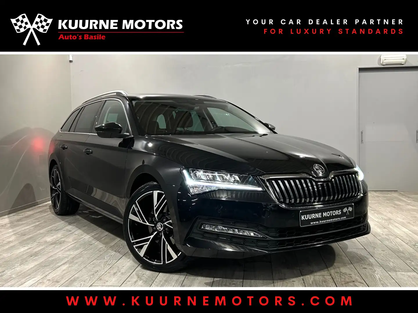 Skoda Superb Combi 2.0 TDI DSG Alu19"/Cam/Led/Gps *1j garantie* Noir - 1