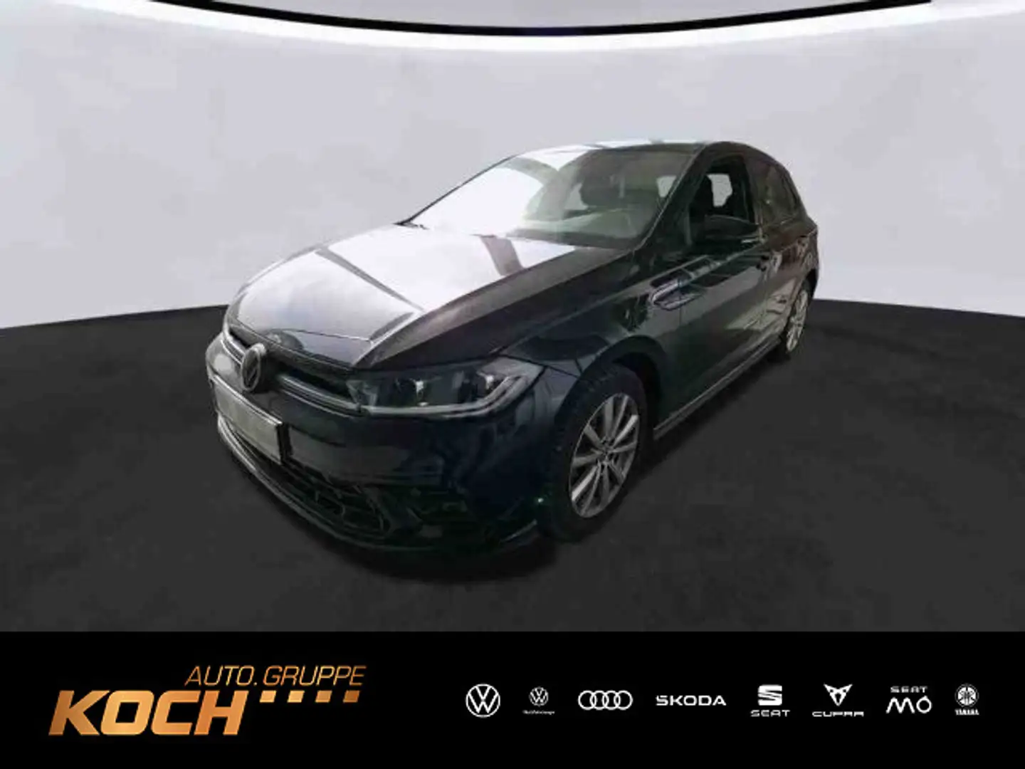 Volkswagen Polo 1.0TSI R-Line DSG NAVI PANO SHZ LED KLIMA Schwarz - 1