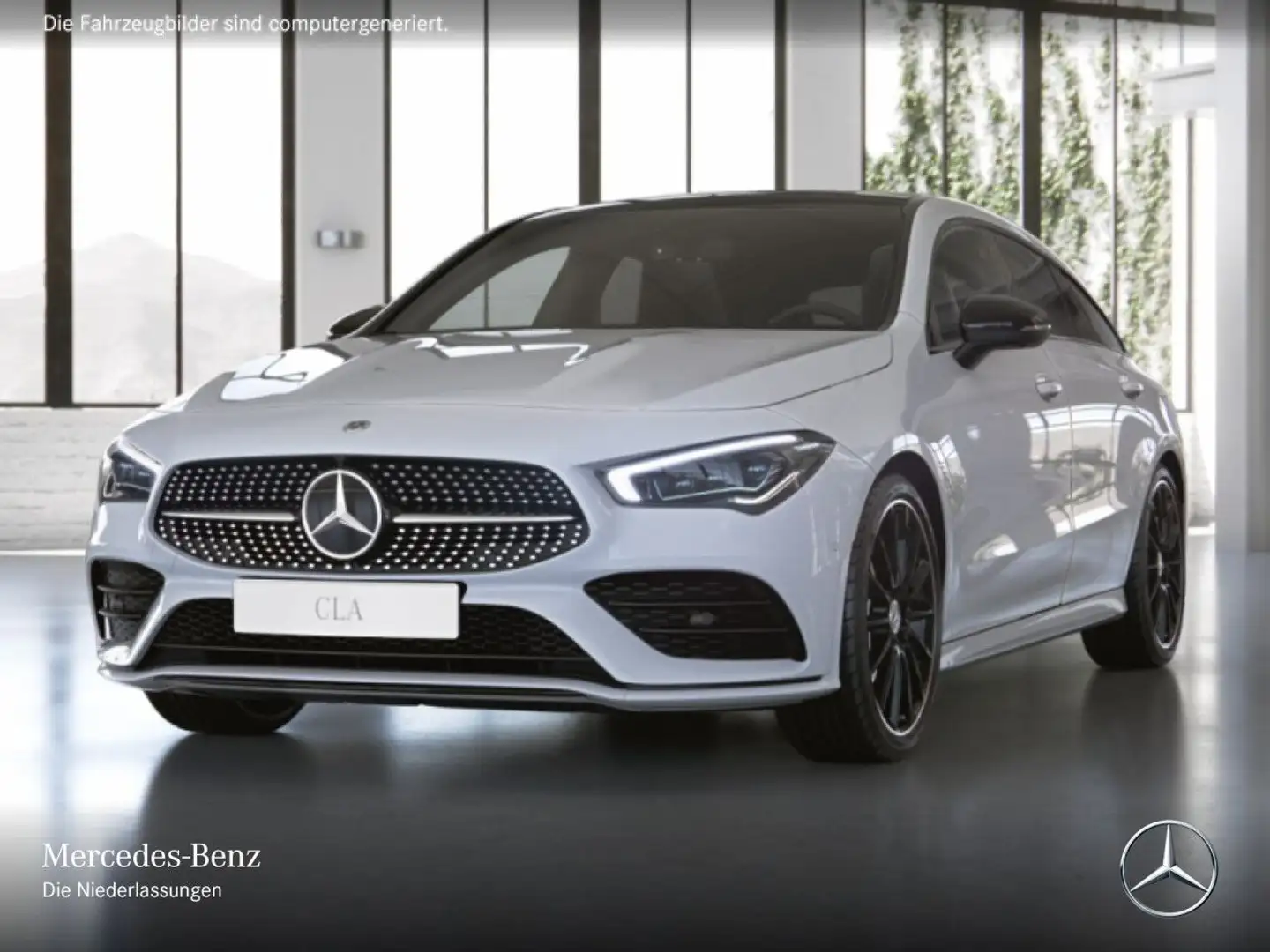 Mercedes-Benz CLA 200 AMG+NIGHT+PANO+360°+MULTIBEAM+19"+TOTW+7G Weiß - 2