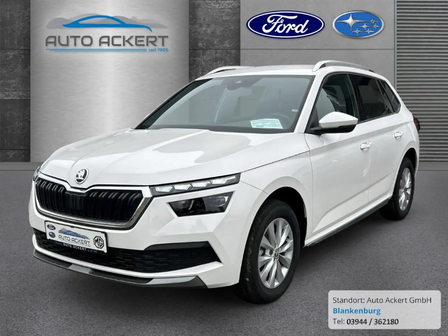 Skoda Kamiq Style 1.0 TSI*Kessy*Ambiente*DAB*LED*PDC Blanc - 1