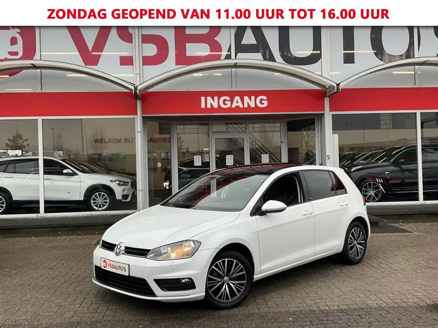 Volkswagen Golf 1.2 TSI ALLSTAR AUT. PANO-DAK ECC-AIRCO LMV PDC Wit - 1