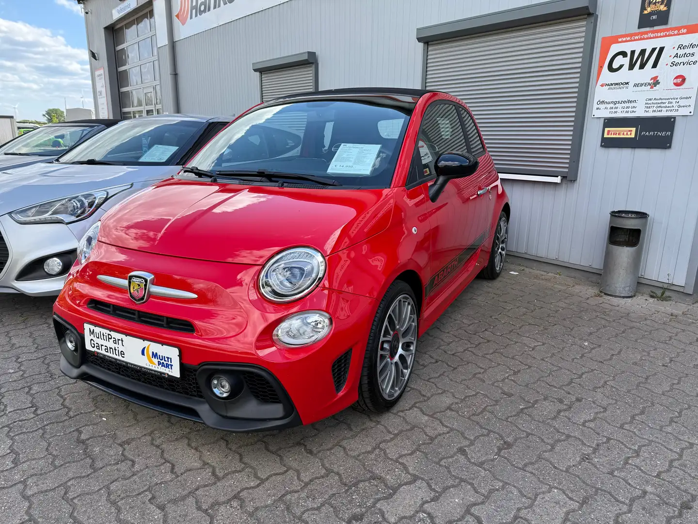 Abarth 500C 595 Cabrio TOP Zustand! NAVI, BEATS-Audio Rot - 1