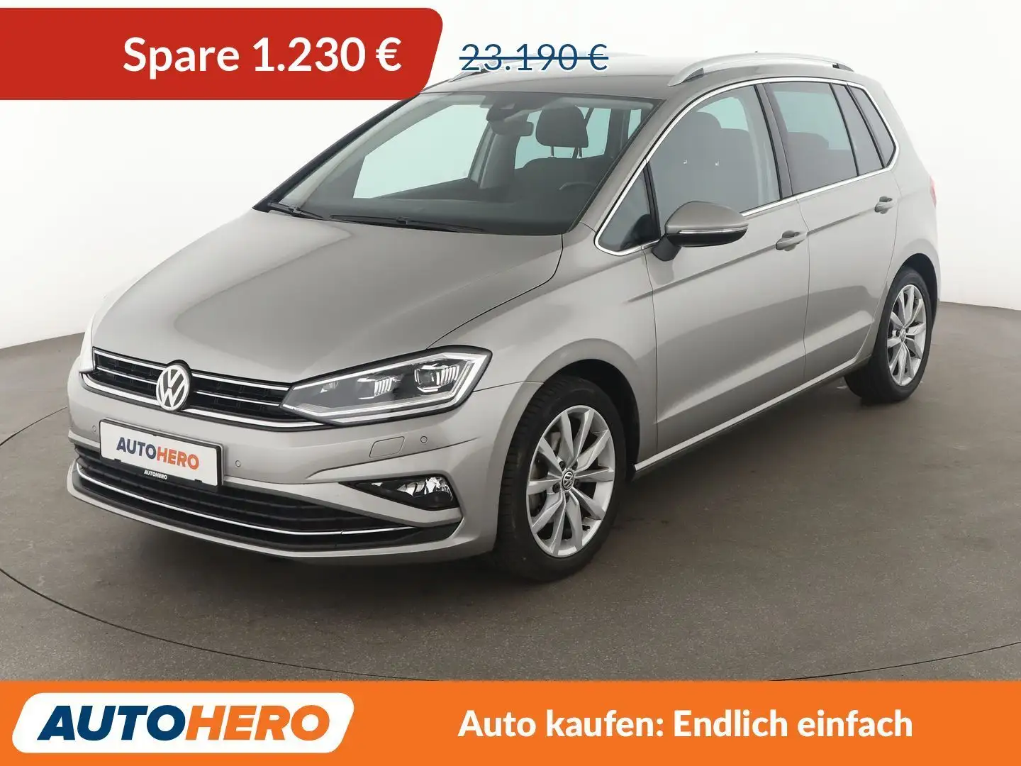 Volkswagen Golf 1.5 TSI ACT Highline Aut.*ACC*PDC*SHZ*ALU*LED* Grau - 1