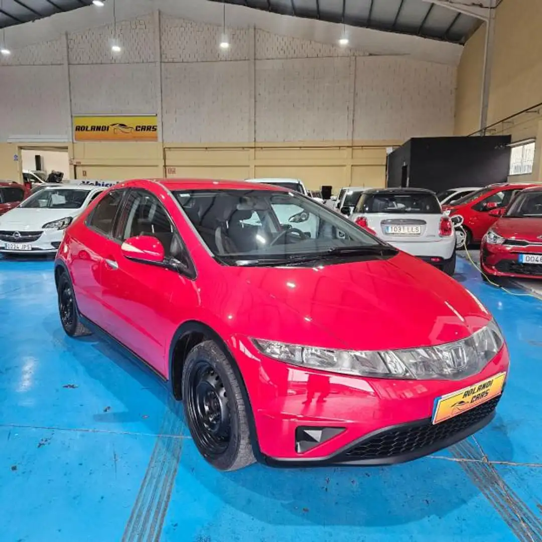 Honda Civic 1.4 i-DSi 5p. Elegance LE Rojo - 2