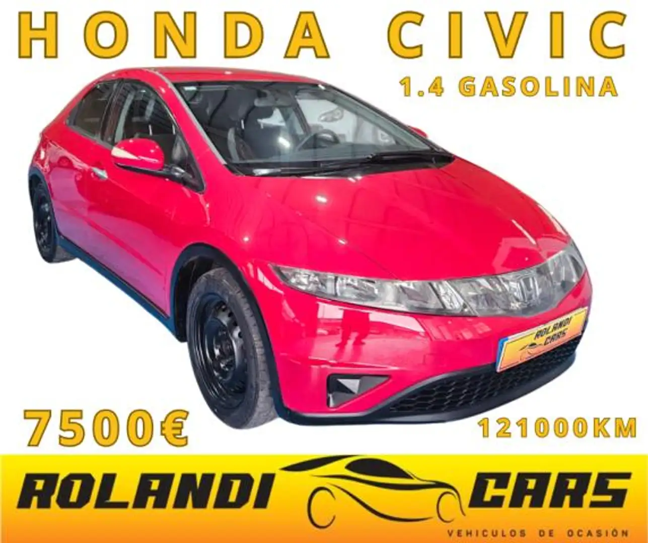 Honda Civic 1.4 i-DSi 5p. Elegance LE Rojo - 1