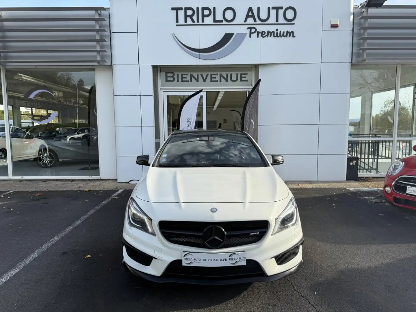 Mercedes-Benz CLA 45 AMG CLA 45 - BV Speedshift DCT AMG 4-Matic + TOIT OUVRANT + CARD PLAY + CAMERA AR Wit - 2