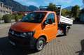 Volkswagen T6 Transporter T6 Pritsche LR 4Motion 3-Seitenkipper AHK 150PS Orange - thumbnail 1