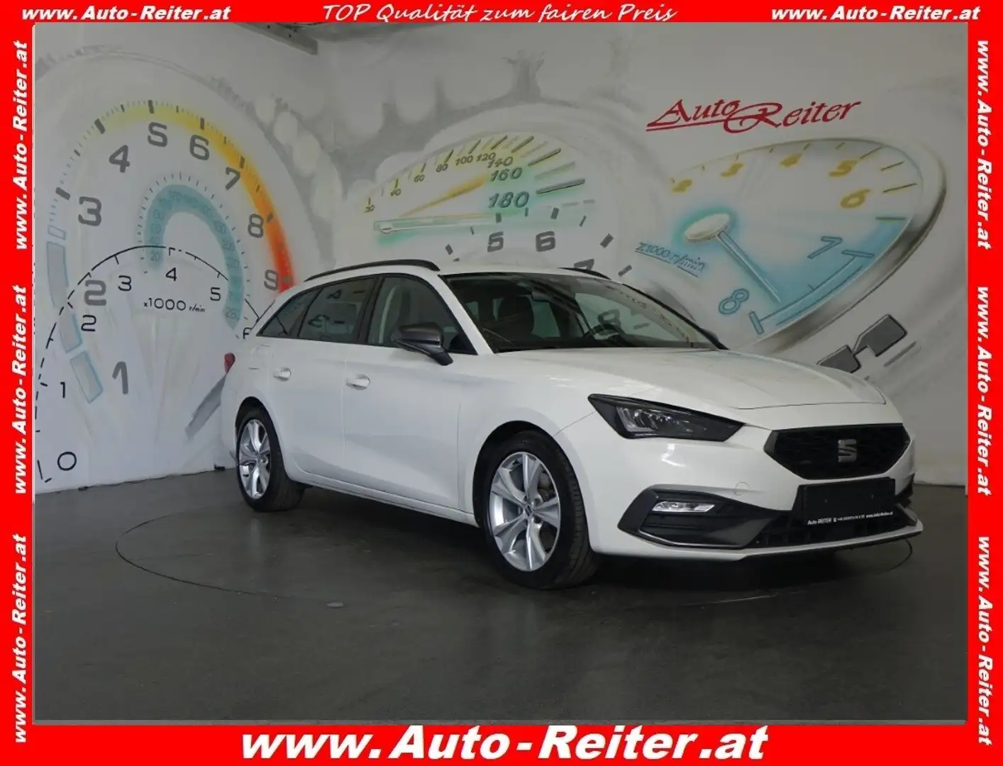 SEAT Leon ST FR TDI DSG *ACC, LED, NAVI, RFK* Weiß - 1