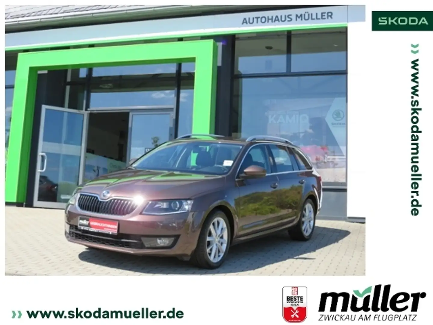 Skoda Octavia Combi Style 1.4TSI 110kW beh. FS NAVI Marrón - 1