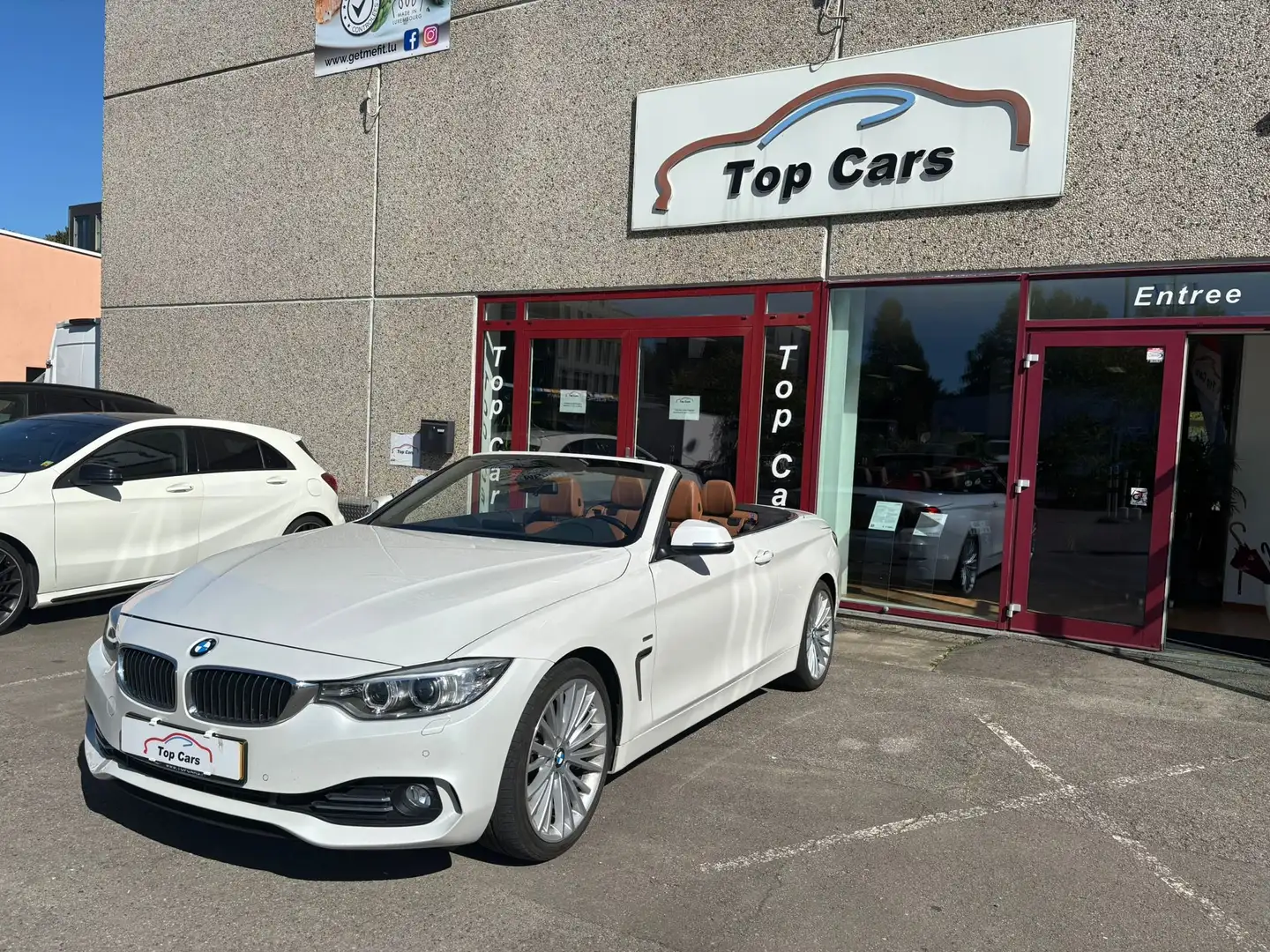 BMW 435 435i Cabrio Aut. Luxury Line Blanc - 2