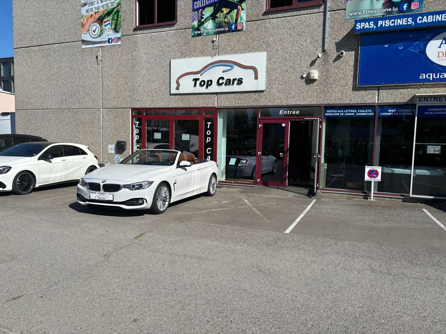 BMW 435 435i Cabrio Aut. Luxury Line Blanc - 1