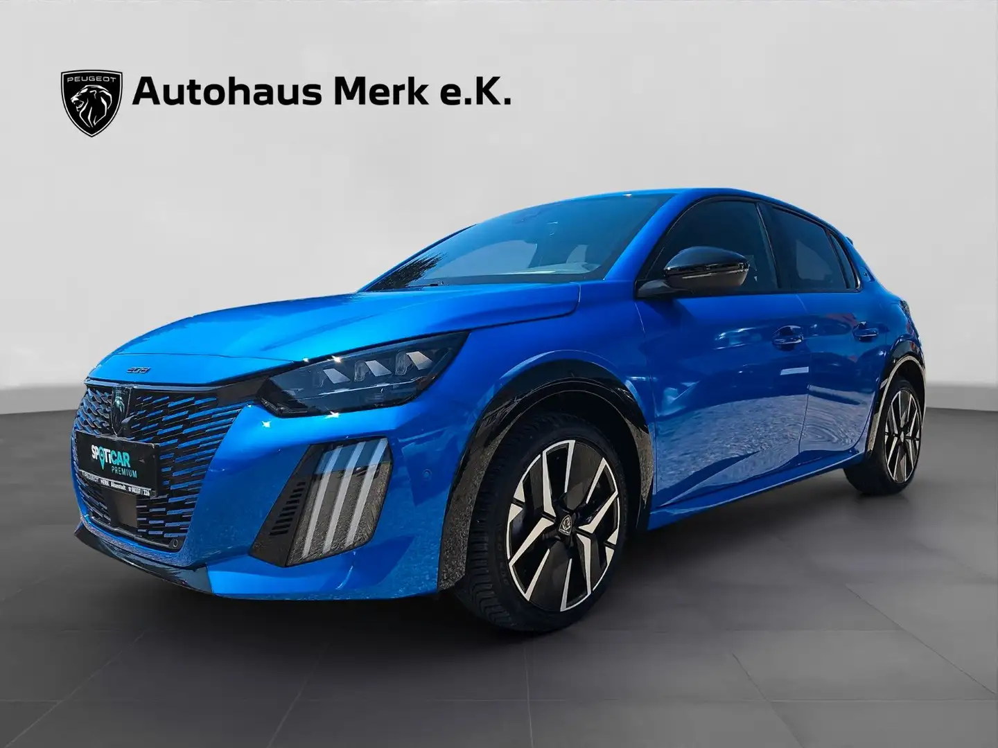 Peugeot 208 Hybrid 136 GT Bleu - 1