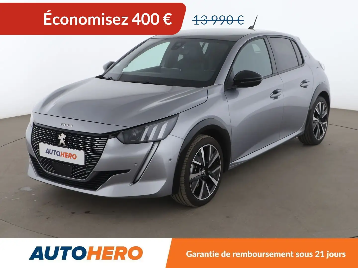 Peugeot 208 1.2 PureTech GT Gris - 1