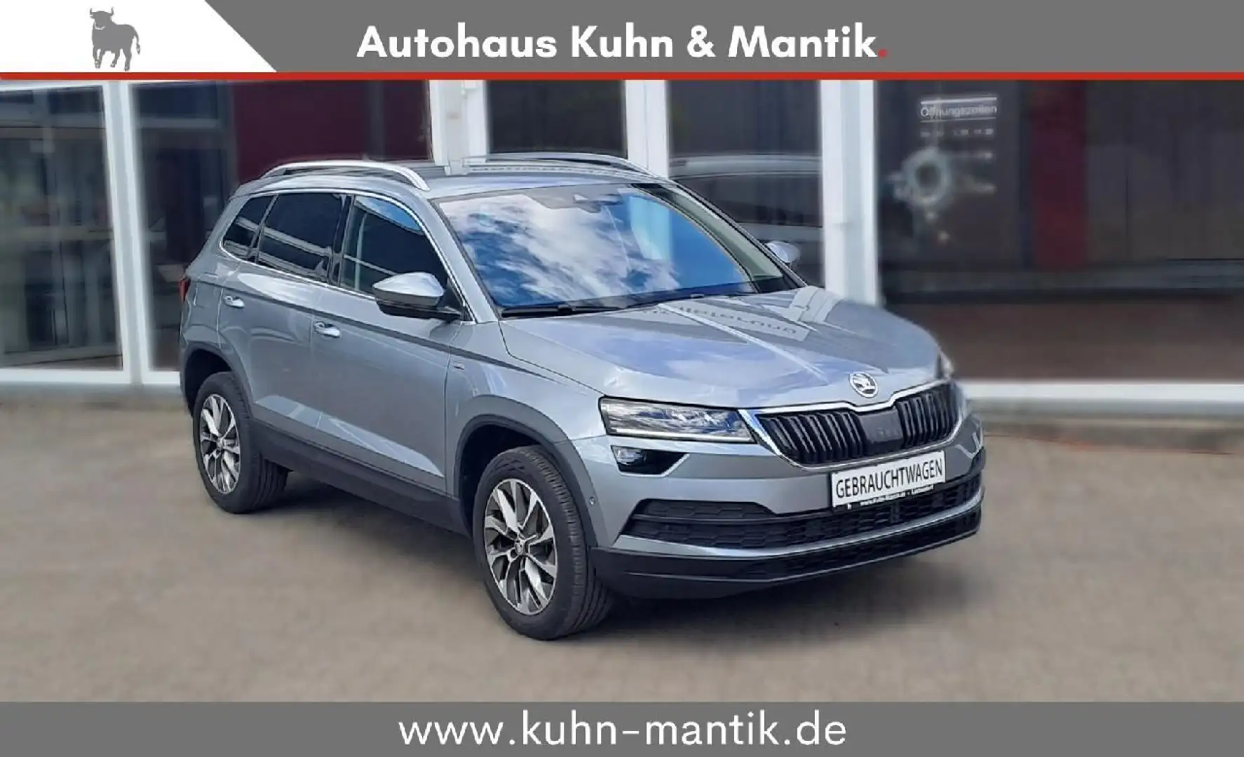Skoda Karoq Clever 1.5 TSI DSG AHK ACC NAVI LED VICO Gris - 1