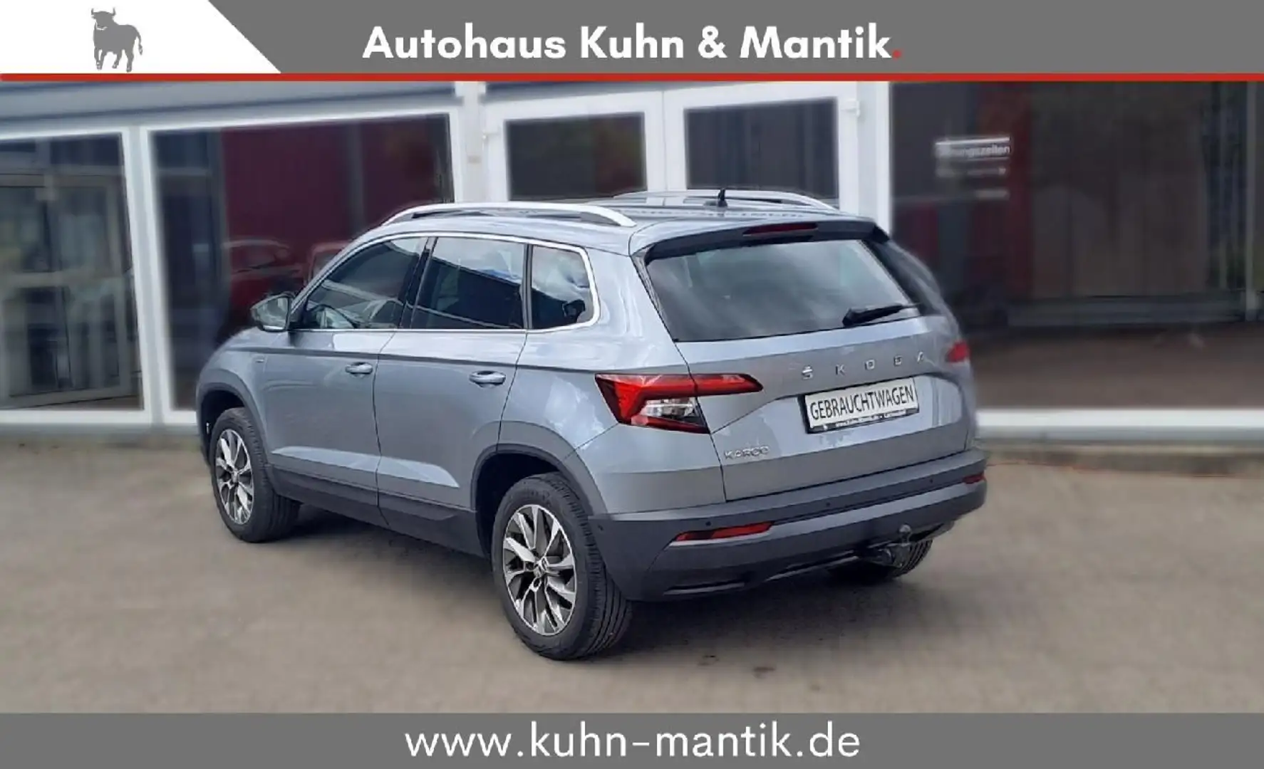 Skoda Karoq Clever 1.5 TSI DSG AHK ACC NAVI LED VICO Gris - 2