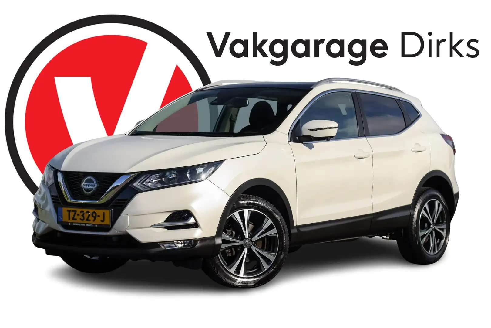 Nissan Qashqai 1.2 Aut. N-Connecta ✅ Pano ✅ 360CAM ✅ Trekhaak Blanco - 1