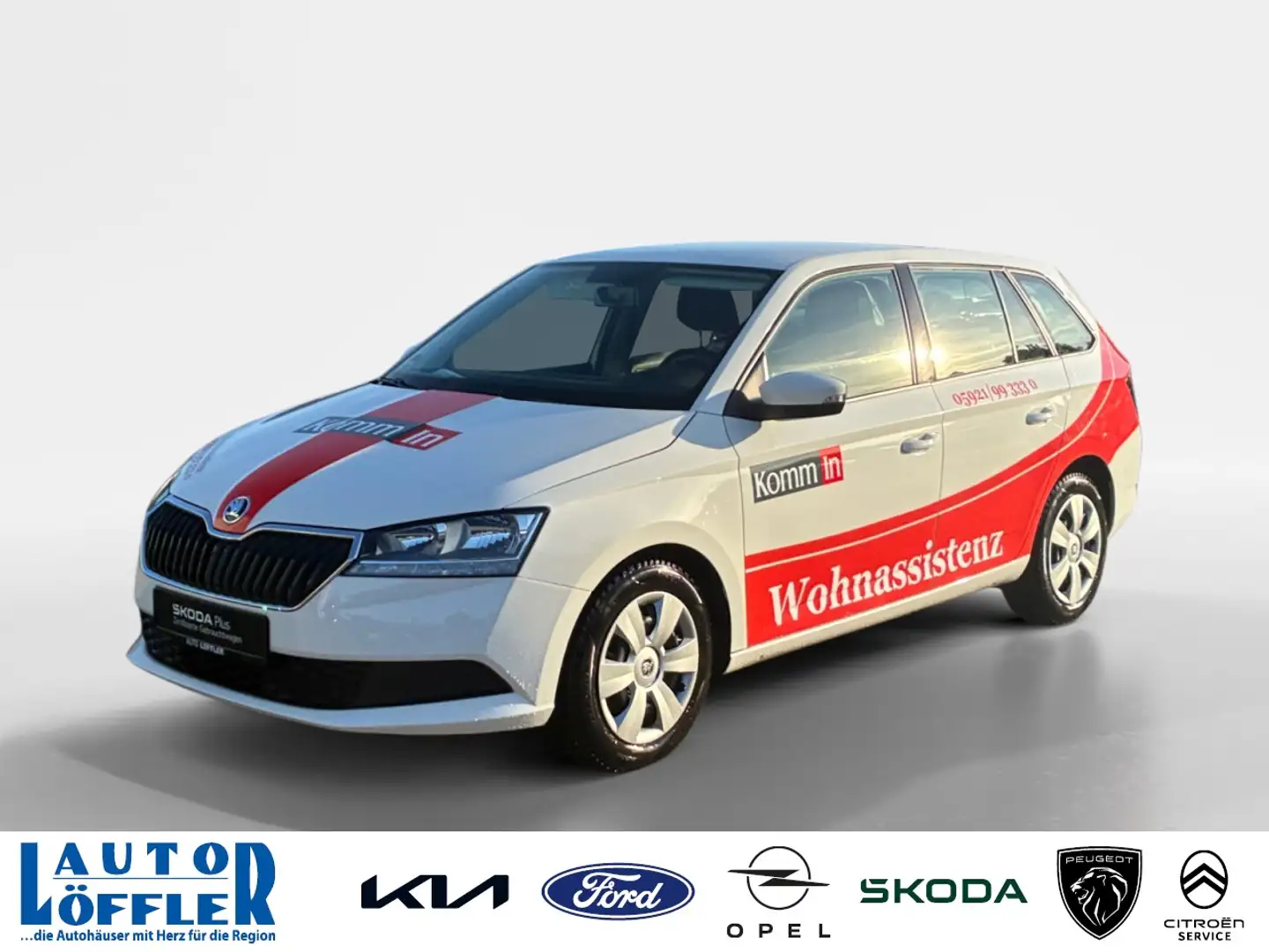 Skoda Fabia Combi #Sitzheizung #Bluetooth #Garantie Klima Weiß - 1