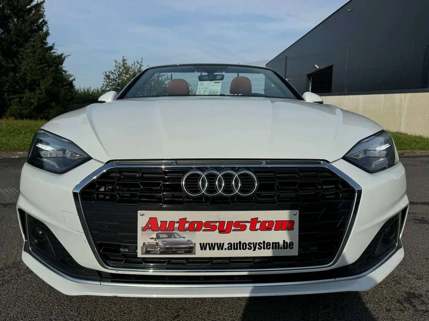 Audi A5 Cabriolet 35 TFSI Business Edition Advanced S tr. Blanc - 2