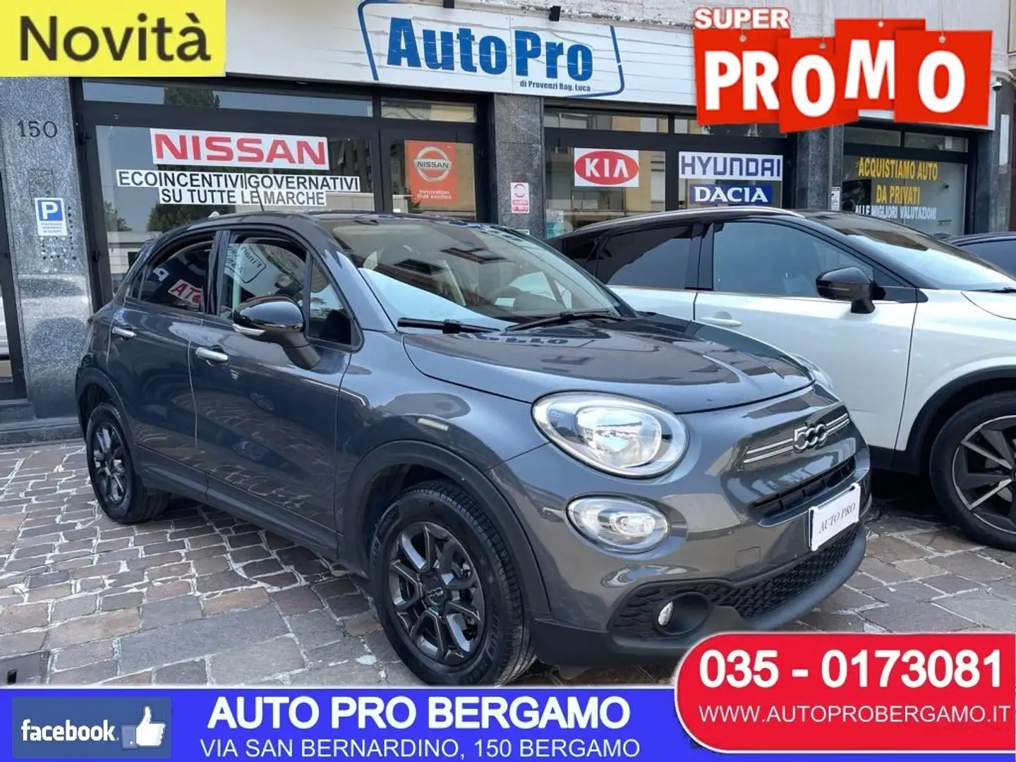 Fiat 500X 1.0 t3 Club 120cv OCCASIONISSIMA CERTIFICATA Grigio - 1