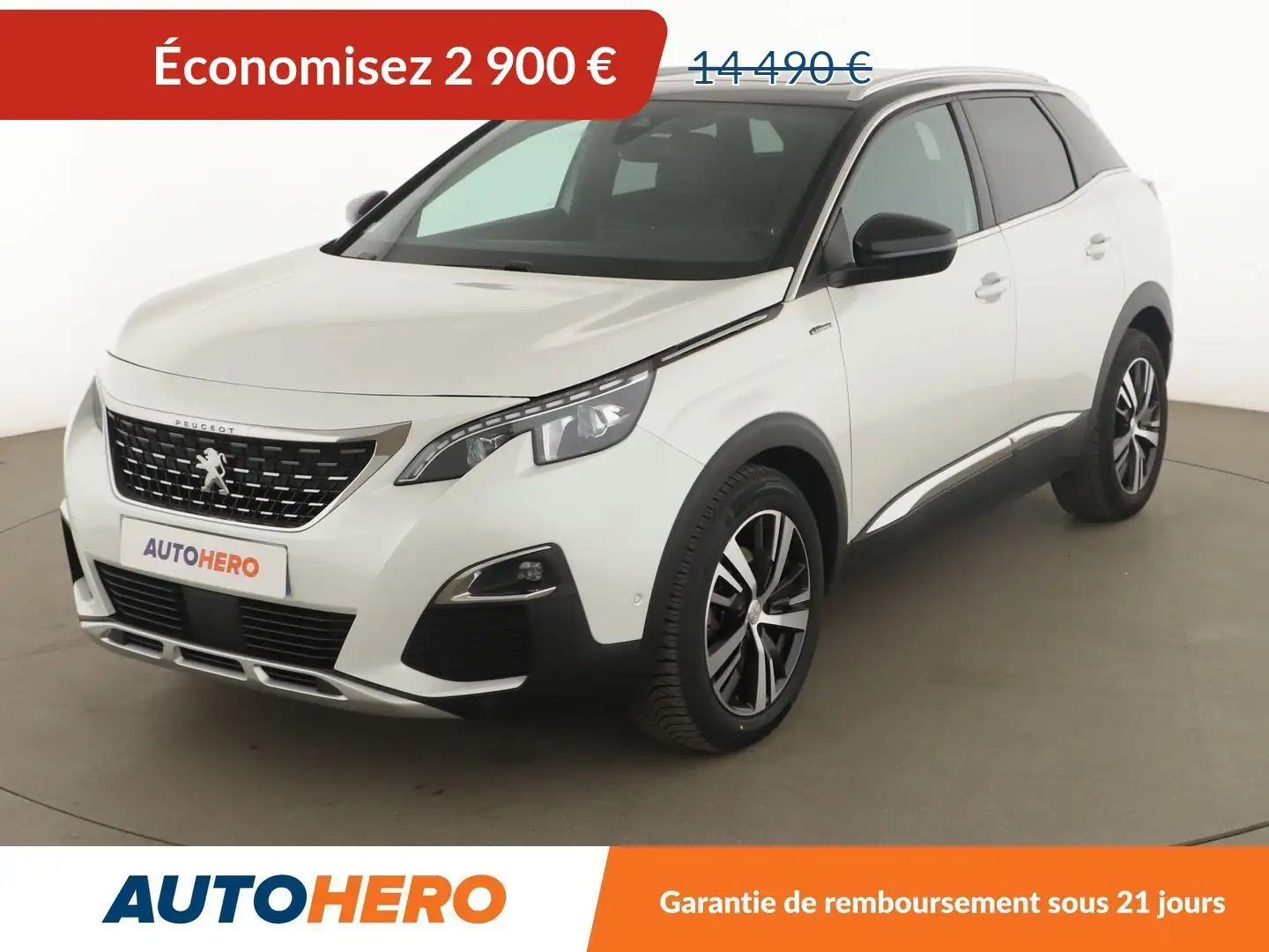 Peugeot 3008 1.2 PureTech GT Line Weiß - 1