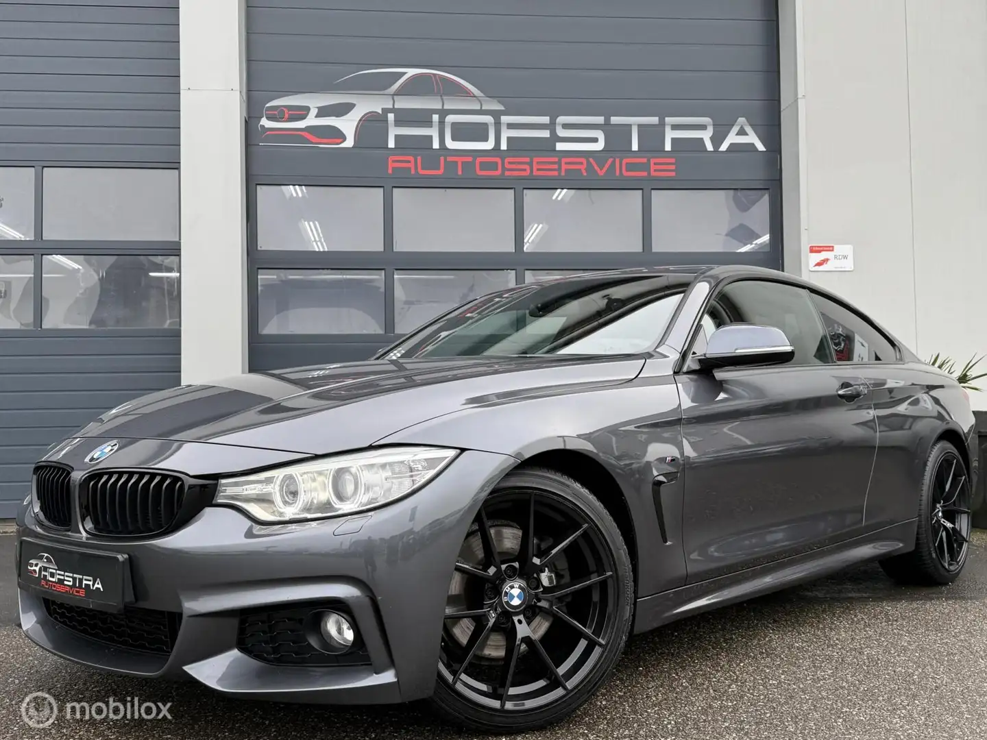 BMW 428 4-serie Coupé 428i M Sport Gr-Navi 19" Stoelverw O Gris - 1