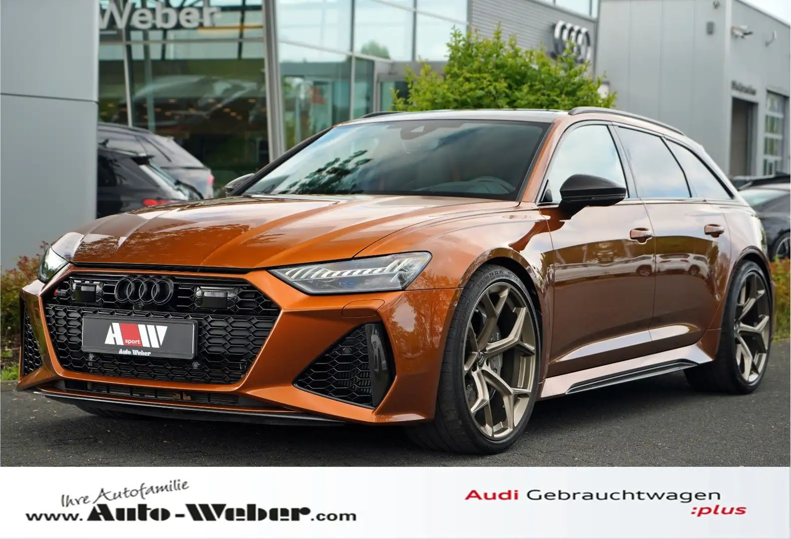 Audi RS6 PERFORMANCE UNIKAT B&O ADV. CARBON EXT. LASE Braun - 1