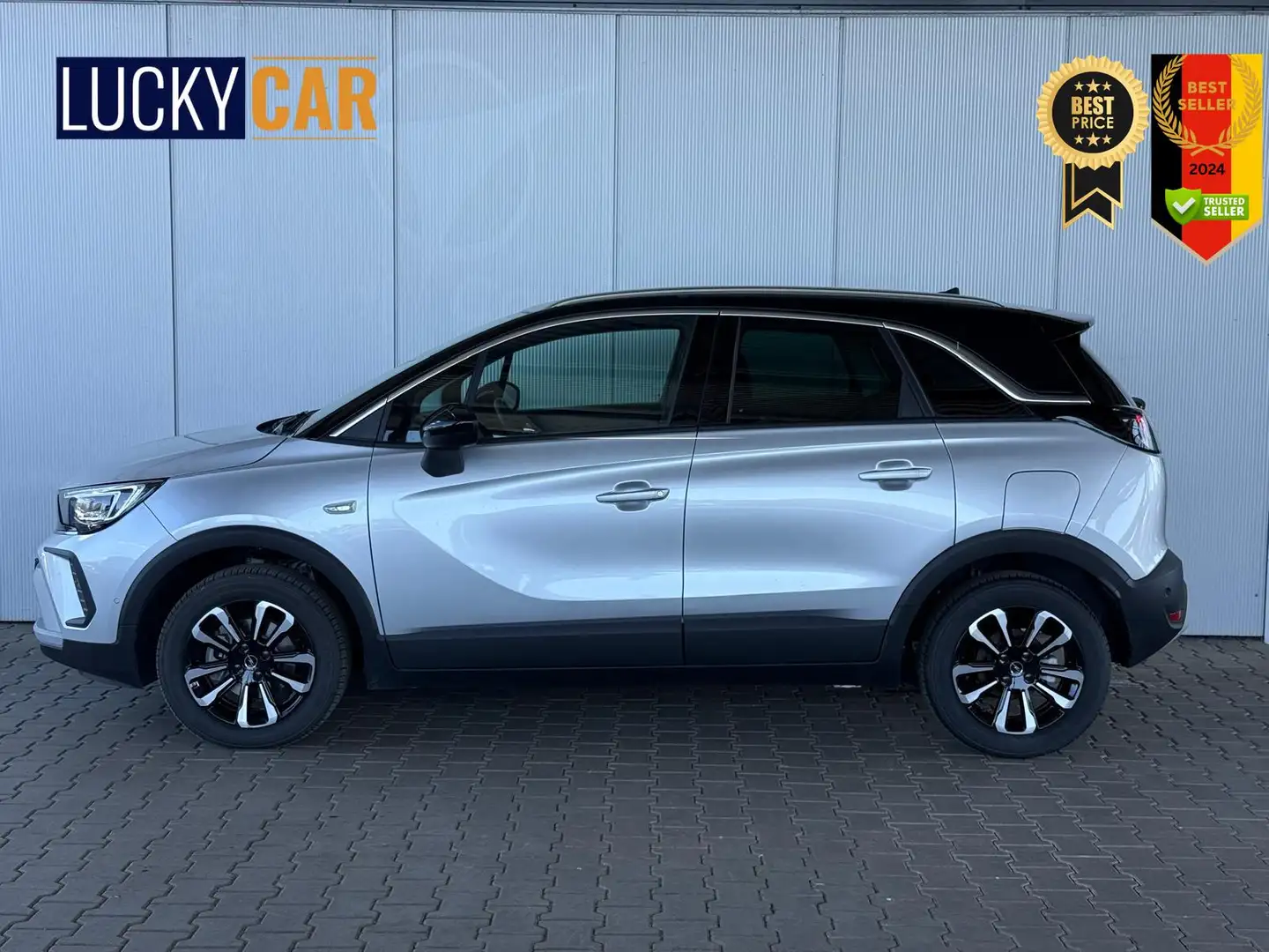 Opel Crossland 1.2 turbo 110PK 6MT Elegance Panoramadach / Kli... Plateado - 2