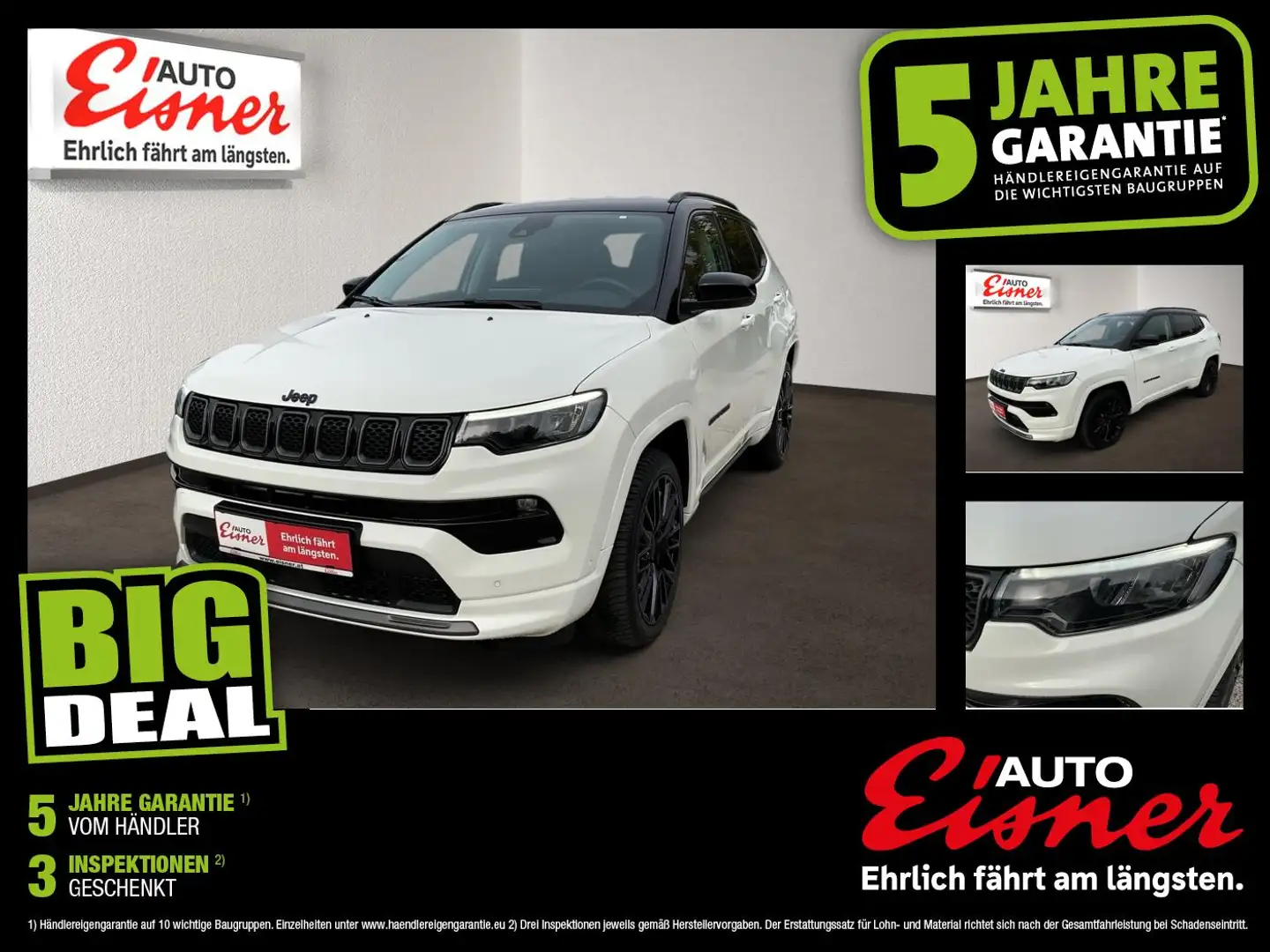 Jeep Compass 1.3 PHEV AT 4XE S 240 Preishit! Wit - 1