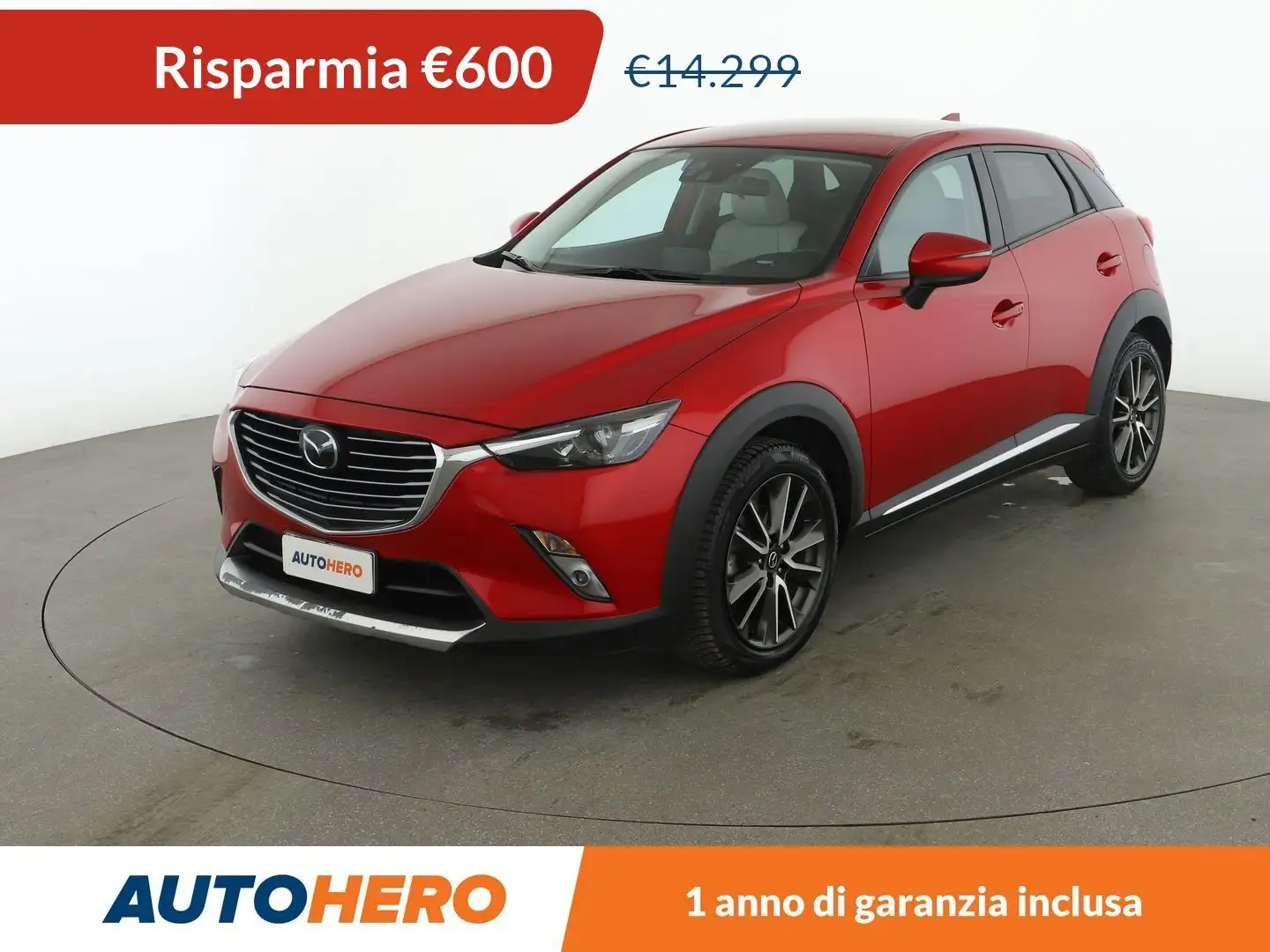 Mazda CX-3 2.0 Exceed AWD Rouge - 1