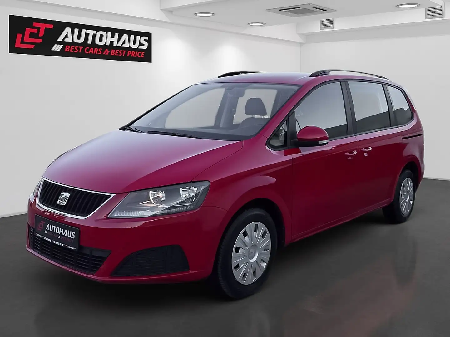SEAT Alhambra Reference 2,0 TDI CR 4WD |1.BESITZ|7-SITZER| Rot - 1