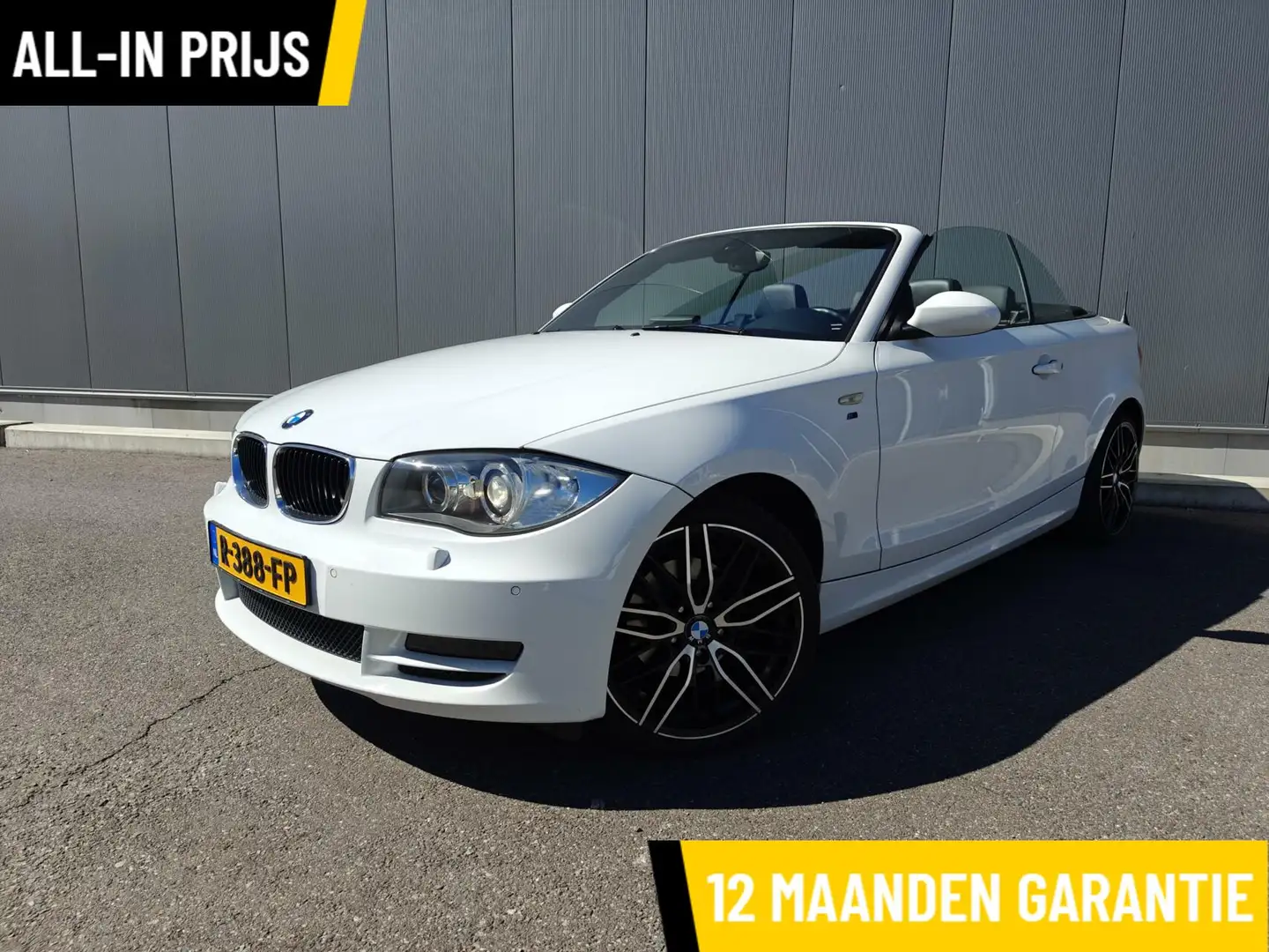 BMW 118 1-serie Cabrio 118i|Xenon|18 inch|Leder|Cruise|143 Blanc - 1