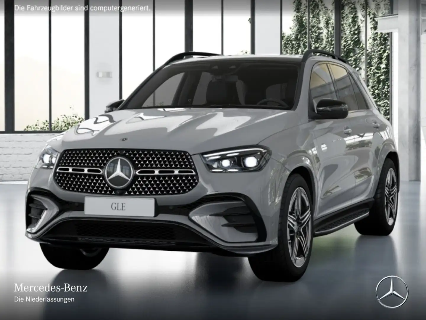 Mercedes-Benz GLE 450 4M AMG+NIGHT+PANO+360+AHK+MULTIBEAM+SPUR Gris - 2