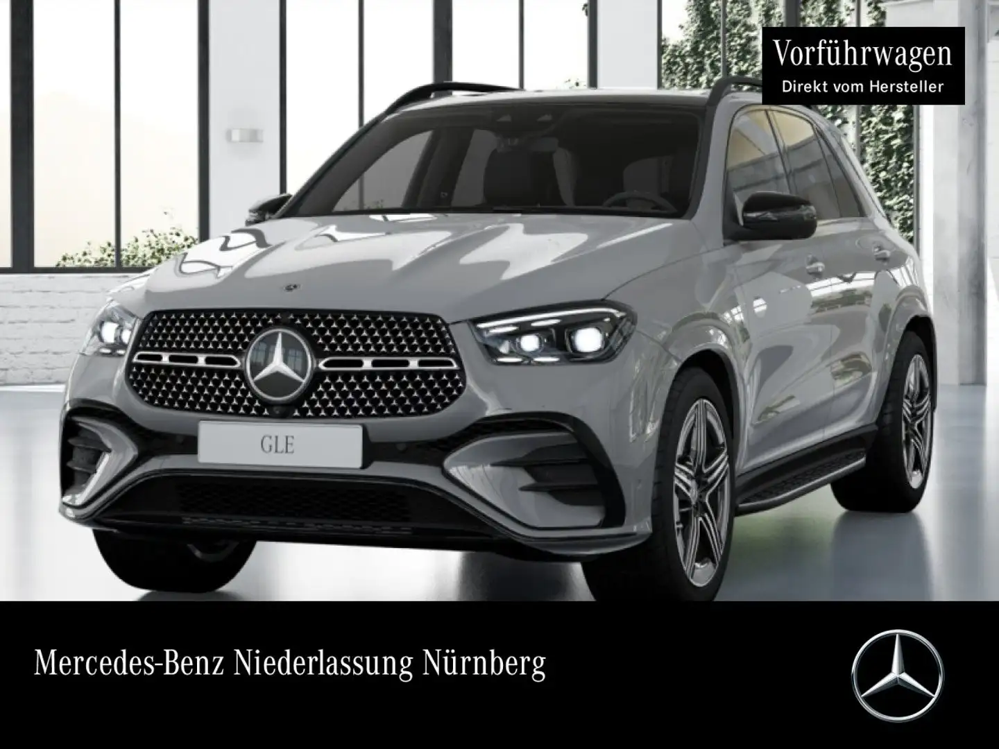 Mercedes-Benz GLE 450 4M AMG+NIGHT+PANO+360+AHK+MULTIBEAM+SPUR Gris - 1