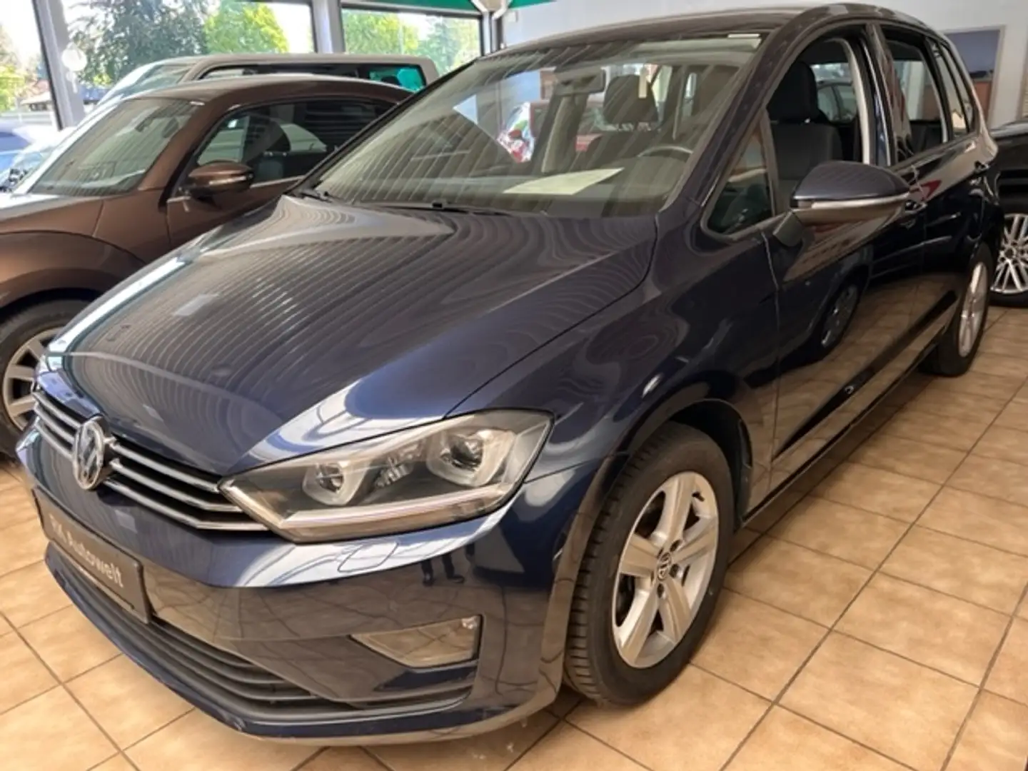 Volkswagen Golf Sportsvan VII Comfortline 1.6 TDI Navi Dyn. Kurvenlicht AHK- Blauw - 2