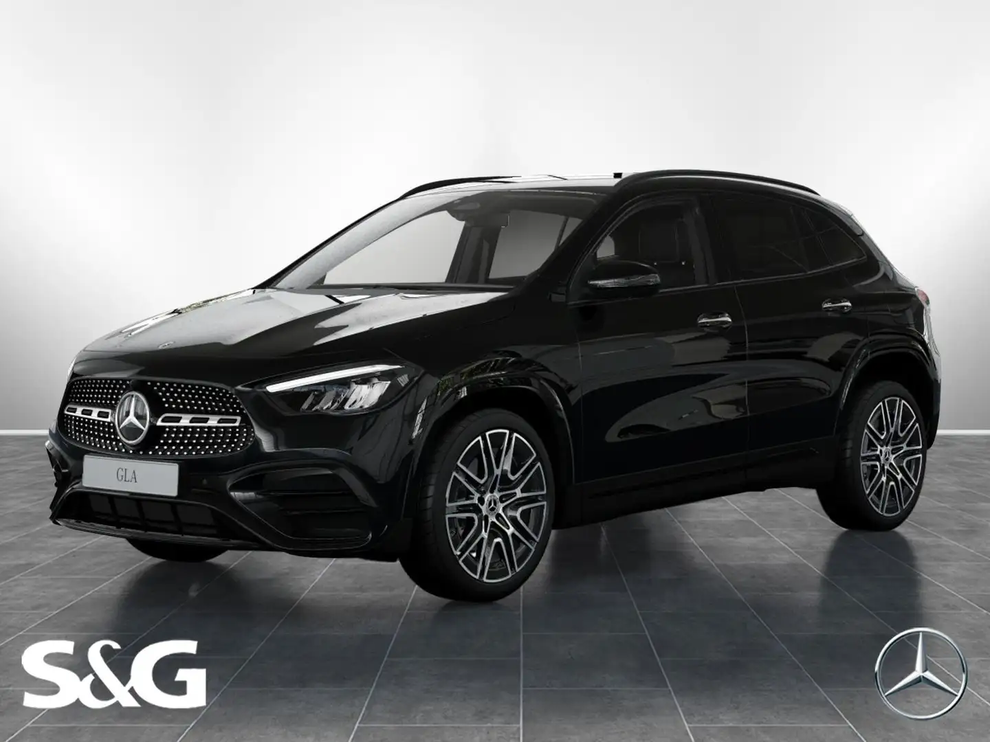 Mercedes-Benz GLA 200 d AMG MBUX+360°+LED+AHK+Totwink+Distron Black - 1