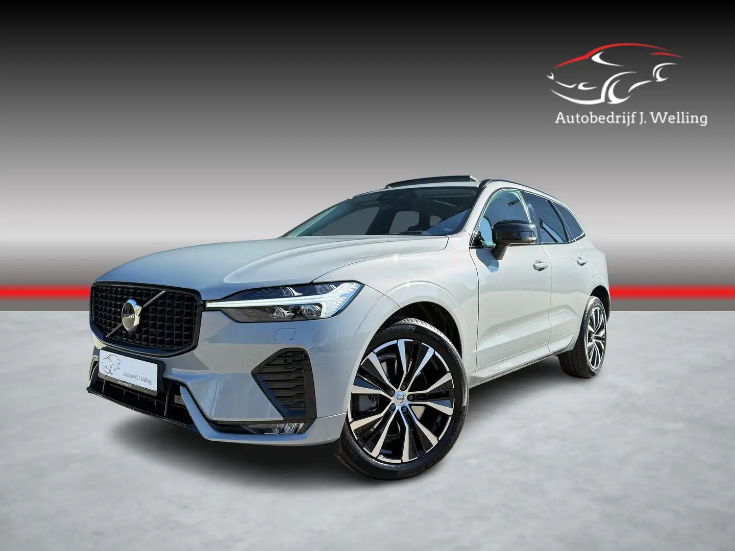 Volvo XC60 B4 Plus dark / vol leer / pano / H&K / cam Gris - 1