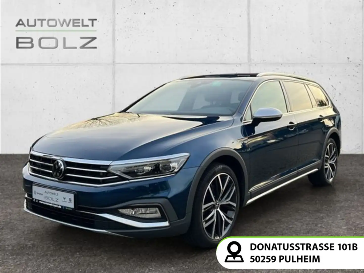Volkswagen Passat Alltrack 4Motion 2.0 TDI AHK Navi Kamera Blau - 1