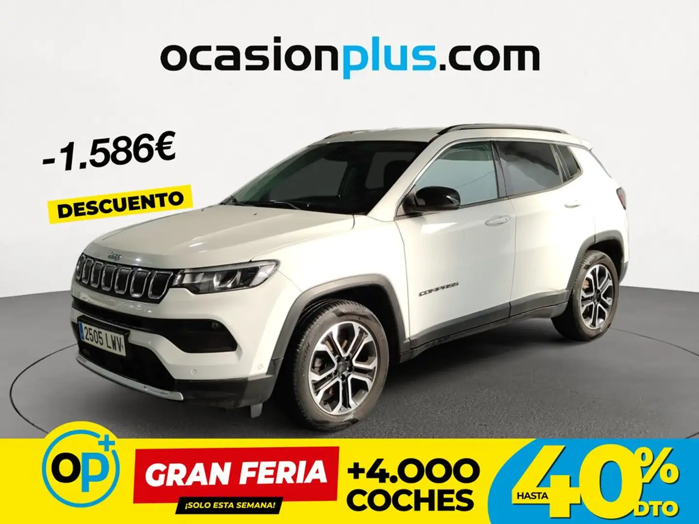 Jeep Compass 1.3 Gse T4 Limited 4x2 130 Blanco - 1