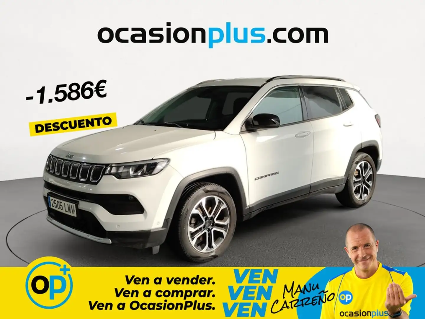 Jeep Compass 1.3 Gse T4 Limited 4x2 130 Blanco - 1