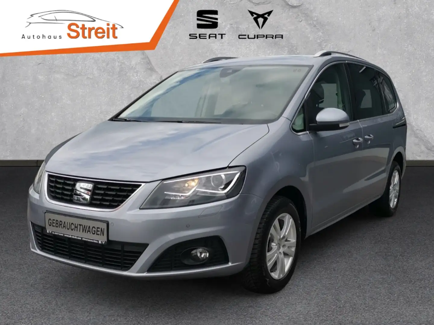 SEAT Alhambra Style 2.0 TDI 6-Gang DSG 7-Sitzer AHK-klappbar Led Silber - 1