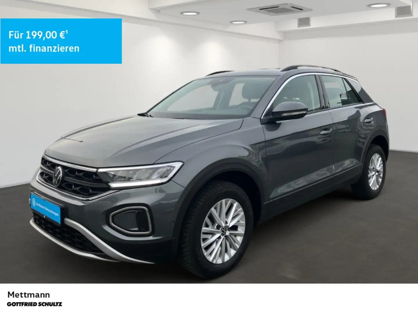 Volkswagen T-Roc 1.5 TSI Life DSG LED NAVI SHZ PDC LM ZV E-FENSTER Gris - 1