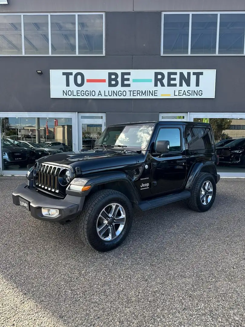 Jeep Wrangler Wrangler IV 2018 2.2 mjt II Sahara auto Nero - 1