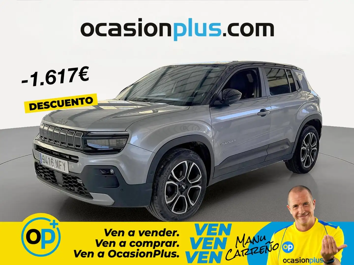 Jeep Avenger 1.2 Summit 74KW Gris - 1