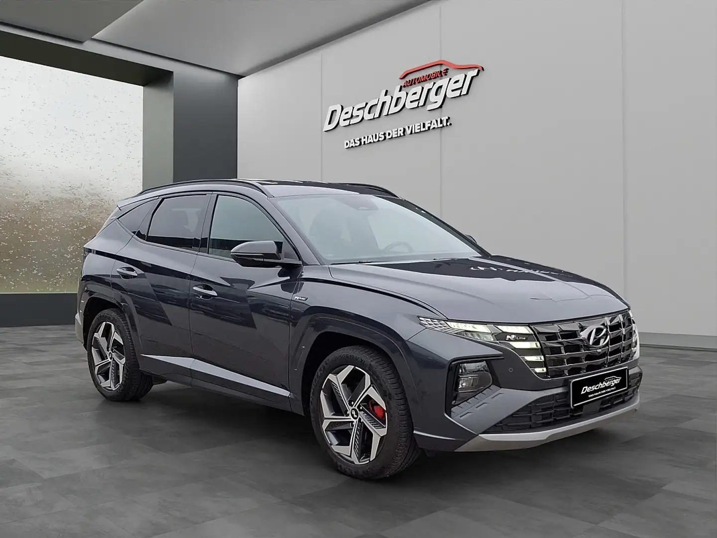 Hyundai TUCSON Tucson 1,6 CRDI 4WD 48V N-Line DCT Grau - 2