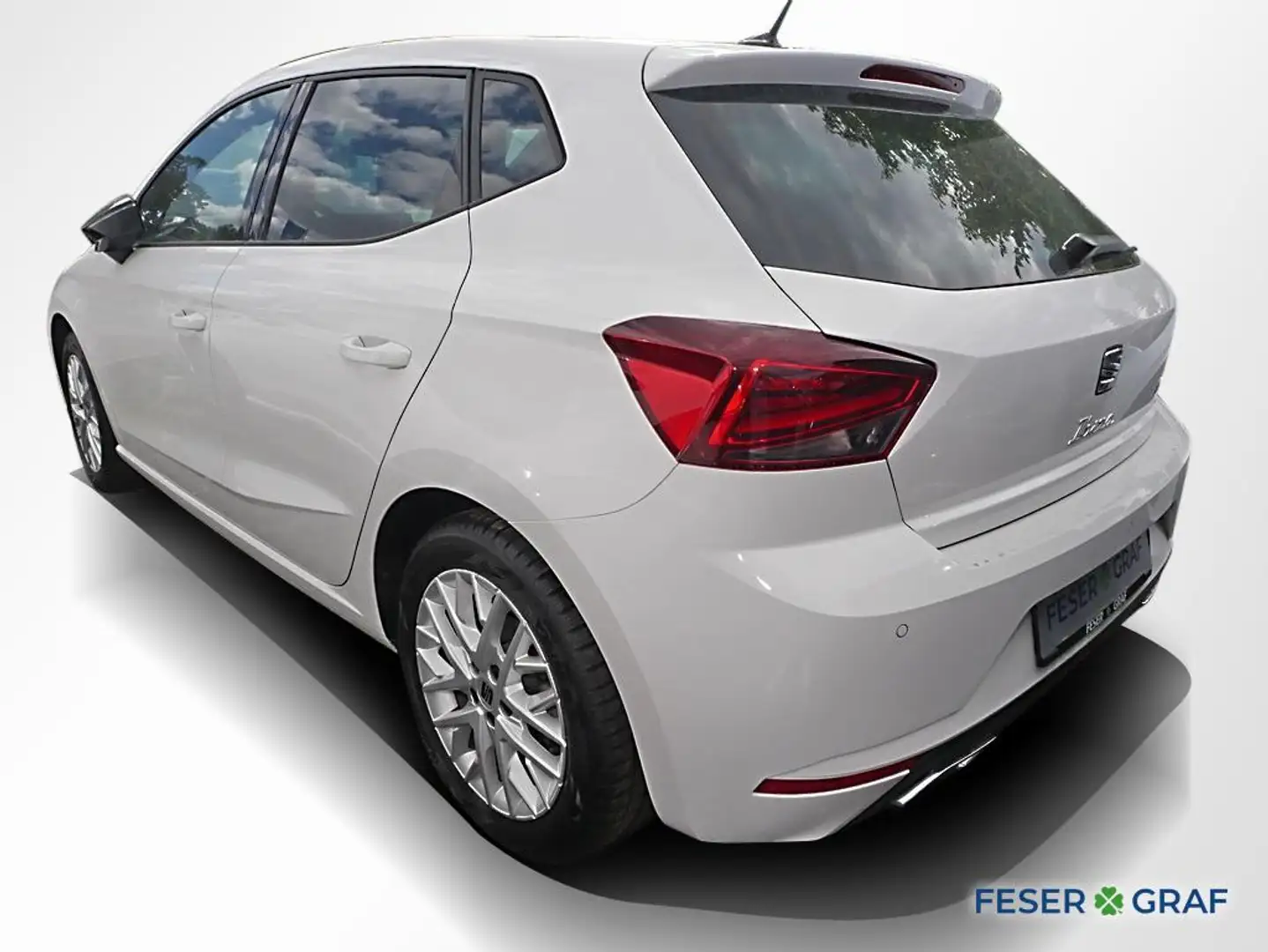 SEAT Ibiza 1.0 TSI FR ACC LED Navi PDC RüKa Sitzh. Blanc - 2