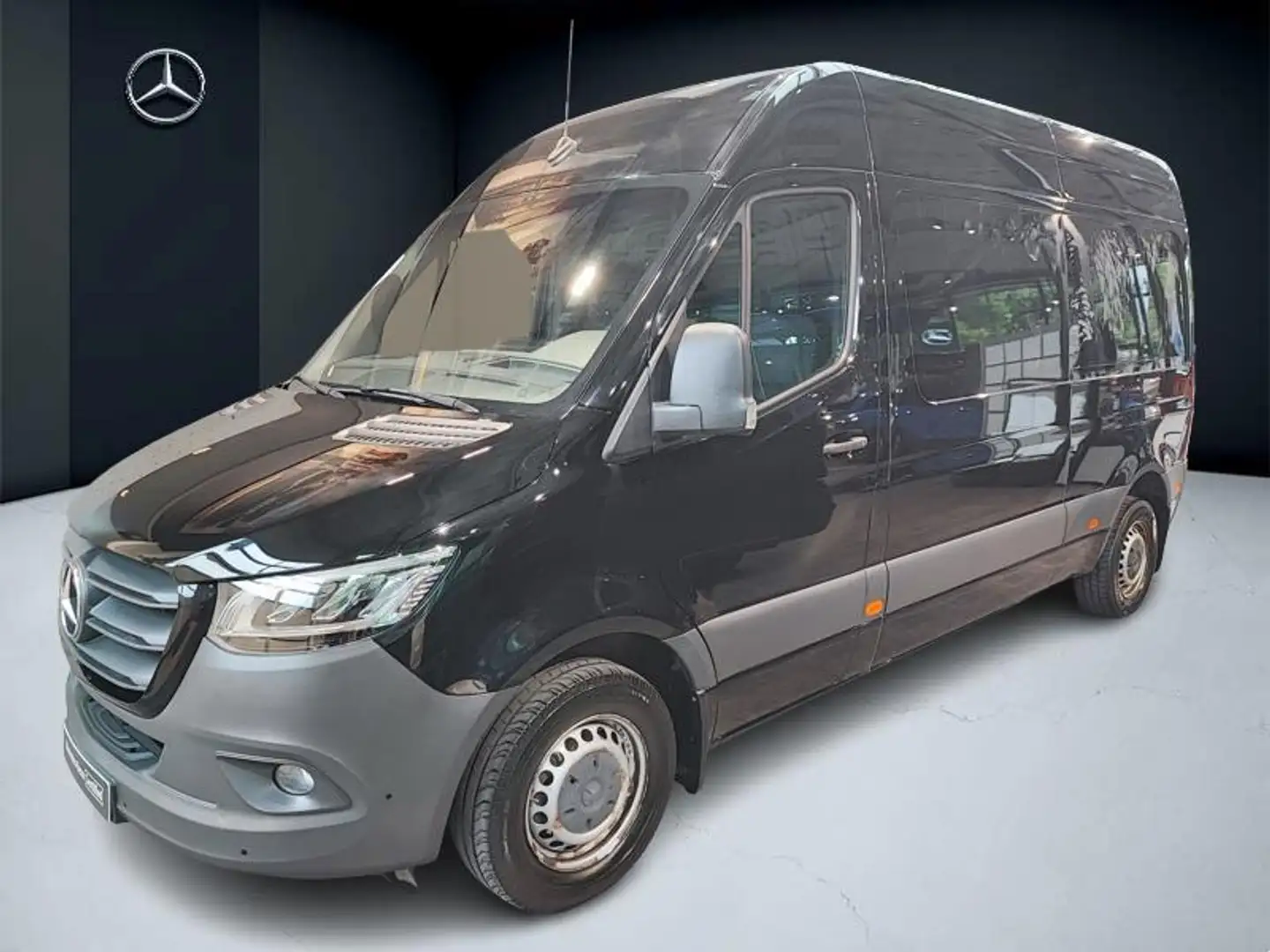 Mercedes-Benz Sprinter 214 CDI Fourgon Toit L2H2 Zwart - 1