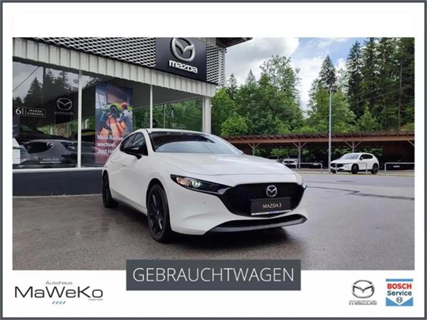 Mazda 3 2024 5HB 2.0L e-SKYACTIV X 186ps 6MT AWD HOMURA Weiß - 1
