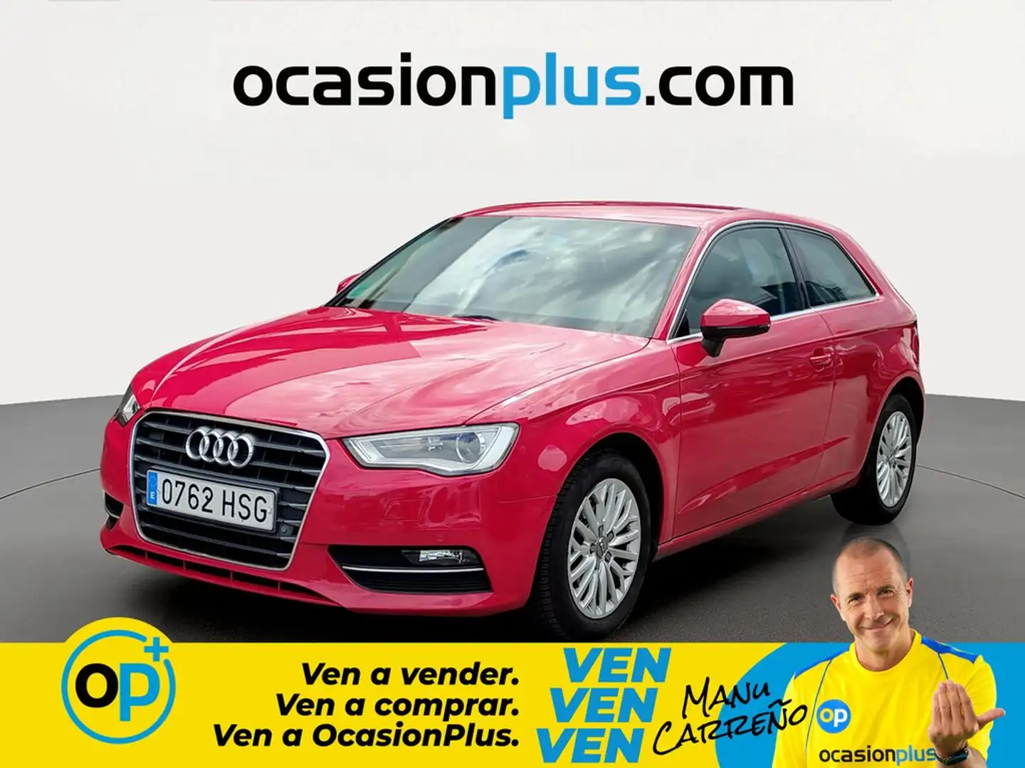Audi A3 1.4 TFSI Ambiente EEL S-Tronic 122 Rojo - 1