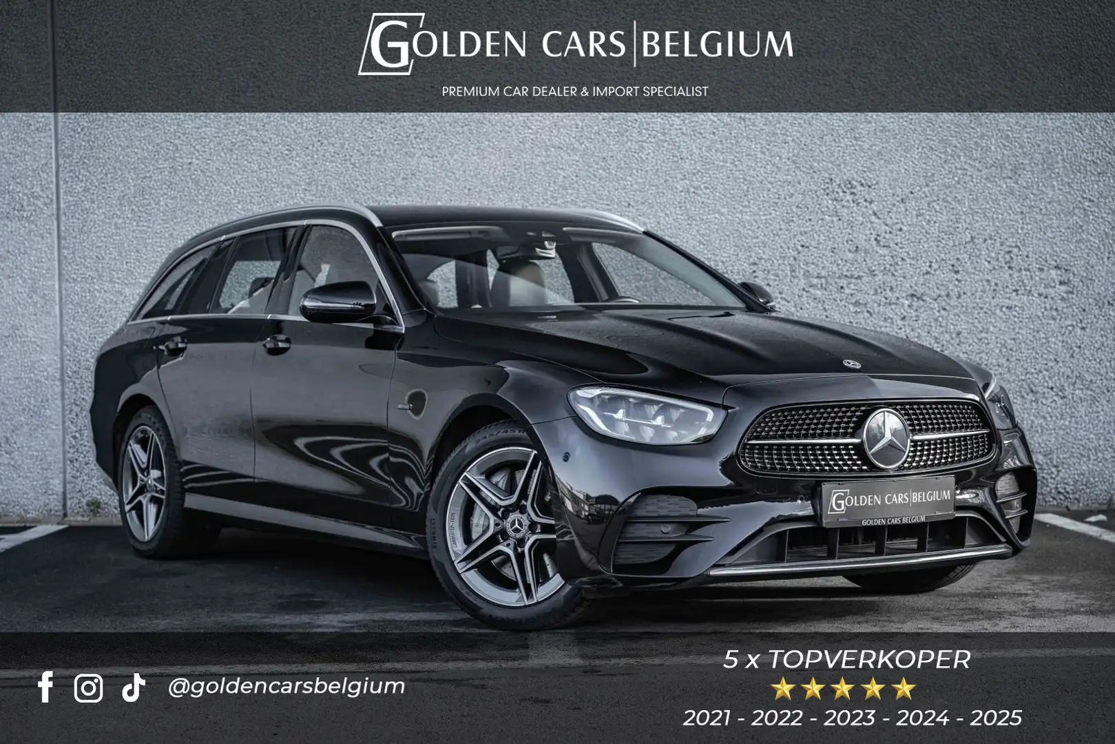 Mercedes-Benz E 300 e T AMG LED/MBUX/CARPLAY/CAMERA/AMBIENTE/DAB Noir - 1